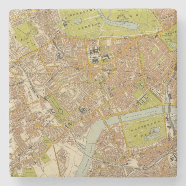 London-Südwesten Steinuntersetzer (Vorderseite)