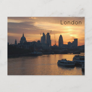 London Sunrise Postcard Postkarte