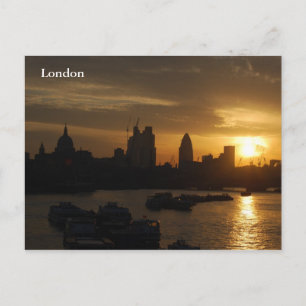 London Sunrise Postkarte