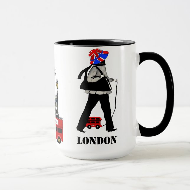 London-Szene Tasse (Rechts)
