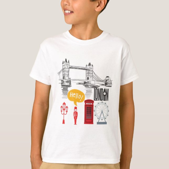 London-T-Shirt T-Shirt (Vorderseite)