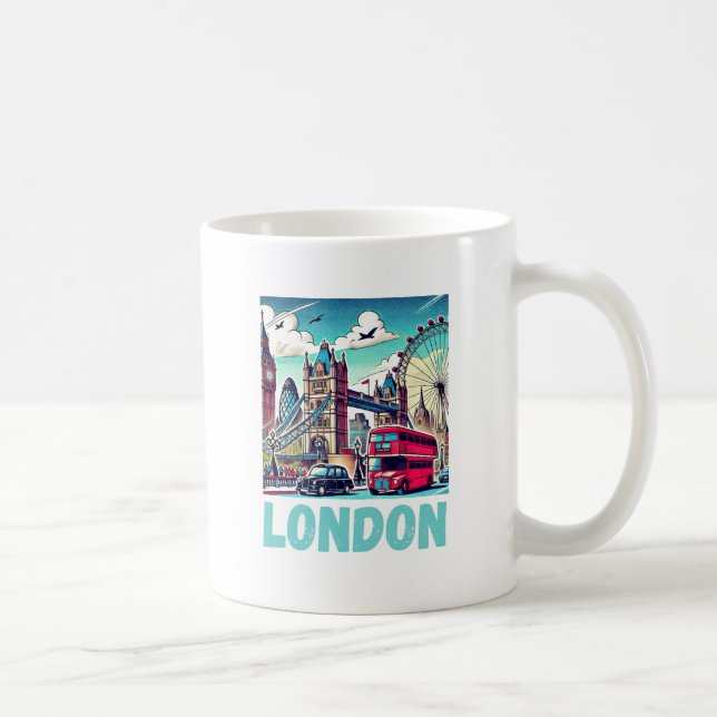 London-Tasse Kaffeetasse (Rechts)