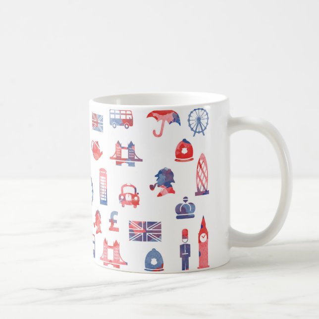 London-Tasse - London-Geschenk - London-Andenken - Tasse (Rechts)