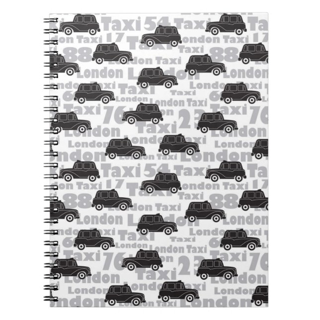 London-Taxi Notizblock (Vorderseite)