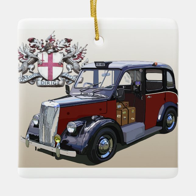 London Taxicab Ornament (Vorderseite)
