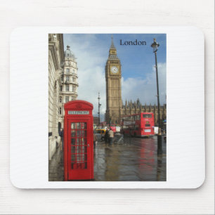 London-Telefonkasten u. Big Ben (St.K) Mousepad