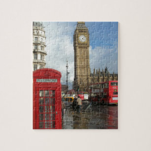 London-Telefonkasten u. Big Ben (St.K) Puzzle