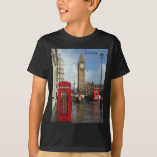 London-Telefonkasten u. Big Ben (St.K) T-Shirt