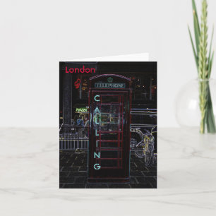 London-Telefonzelle Notecard Karte