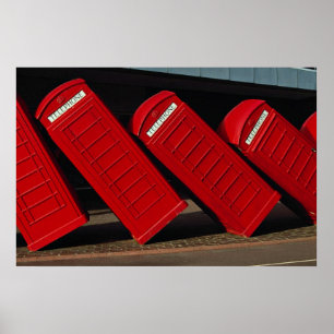 London-Telefonzellen Poster