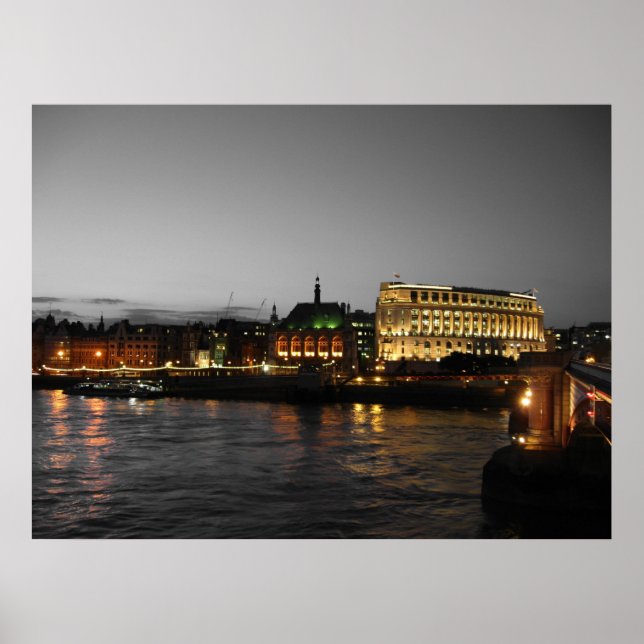 London Thames Poster (Vorne)