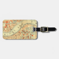 London Thames Vintage Karte