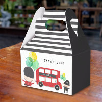 London Theme Red Double-Decer Bus Kids Party