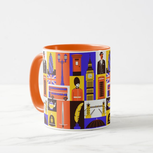 London Themed Tasse (Vorderseite Links)