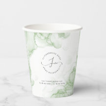 London Tine Watercolor Business Paper Cup