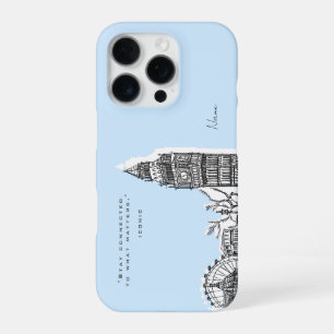 London Tone Sketch iPhone Case 16 Pro Hülle