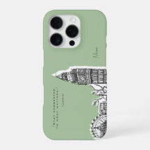 London Tone Sketch iPhone Case