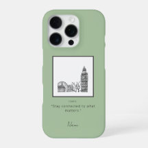 London Tone Sketch iPhone Case