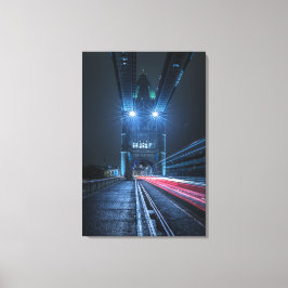 London Tower Bridge bei Nacht Leinwanddruck