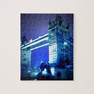 London Tower Bridge & Blue Night Puzzle