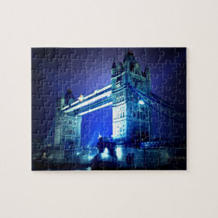London Tower Bridge & Blue Night Puzzle