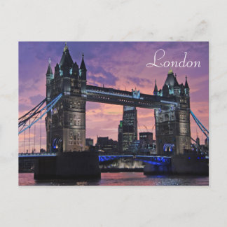 London Tower Bridge British Travel Postkarte