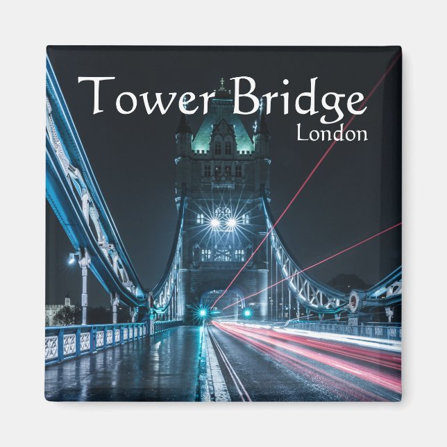 London Tower Bridge by Night Magnet (Vorne)