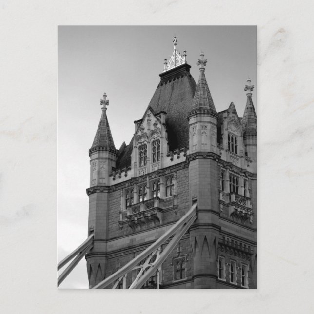 London Tower Bridge Close-up Postkarte (Vorderseite)