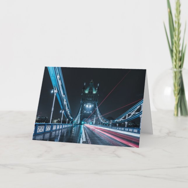 London Tower Bridge Karte (Vorderseite)