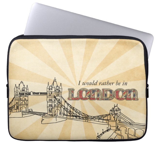 London Tower Bridge Laptop Sleeve (Vorderseite)