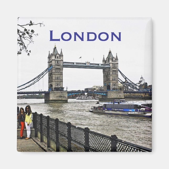 London Tower Bridge Magnet (Vorne)