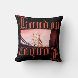 London Tower Bridge Panorama Vintag Look Cushion Kissen