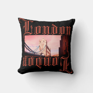 London Tower Bridge Panorama Vintag Look Cushion Kissen