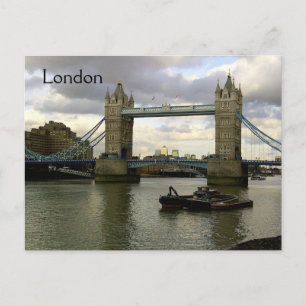 London Tower Bridge Postcard Postkarte