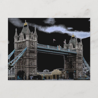 London Tower Bridge Postcard Postkarte