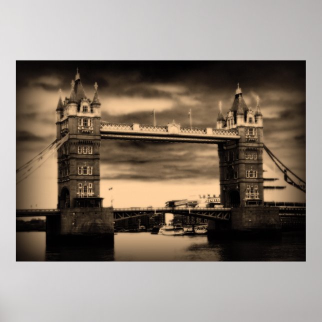 London Tower Bridge Poster (Vorne)