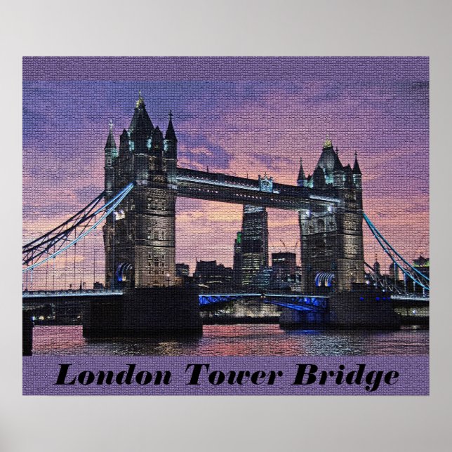 London Tower Bridge Poster (Vorne)