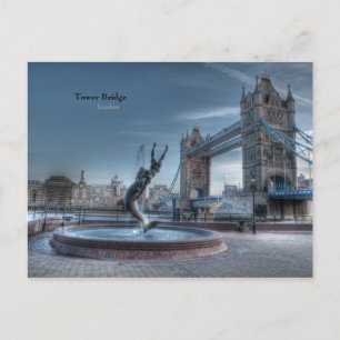 London Tower Bridge Postkarte