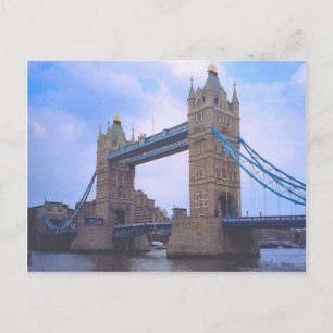 London, Tower Bridge und Themse Postkarte