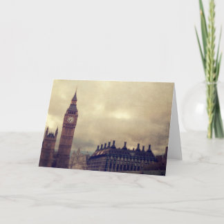 London Town Big Ben Grußkarte Karte