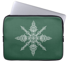 London Town versteckt Worte und Bilder Laptopschutzhülle