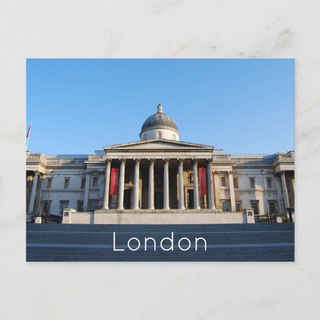 London, Trafalgar Square Postcard Postkarte (Vorderseite)