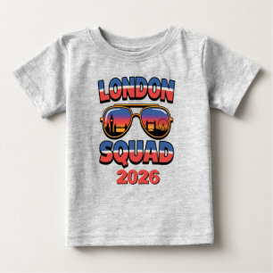 London-Truppe passend für Freunde, Familie, Mädch Baby T-shirt