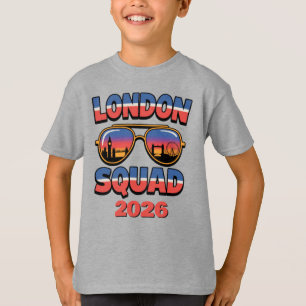 London-Truppe passend für Freunde, Familie, Mädche T-Shirt