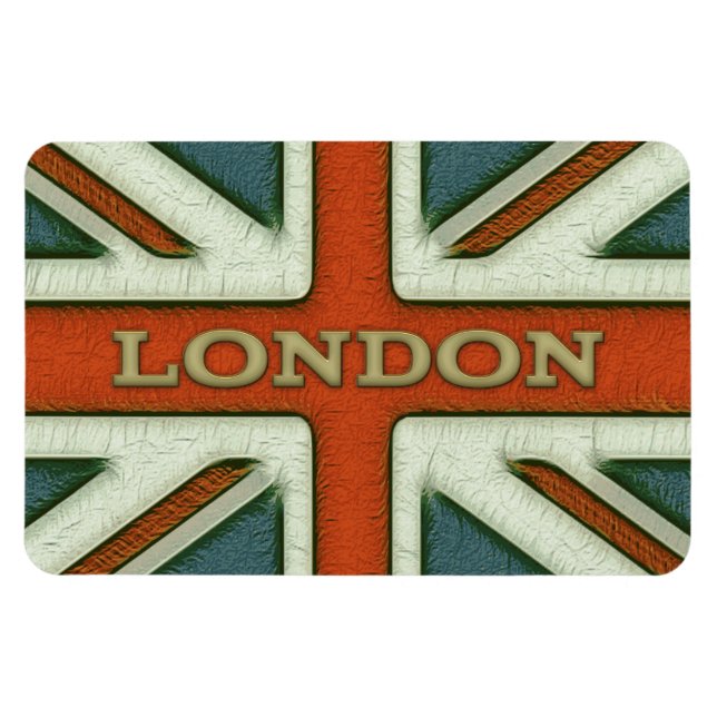London UK Flagge Magnet (Horizontal)