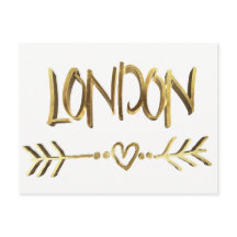 London UK Liebe EleganGold Look Typografie