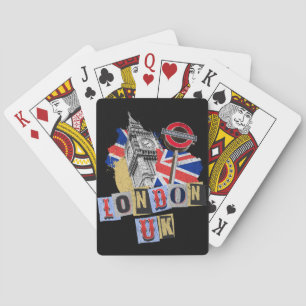 London UK Retro-Design Spielkarten