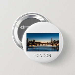 London Uk Skyline Vereinigtes Königreich England S Button