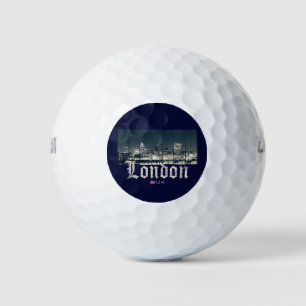 London Uk Skyline Vereinigtes Königreich Vintag En Golfball