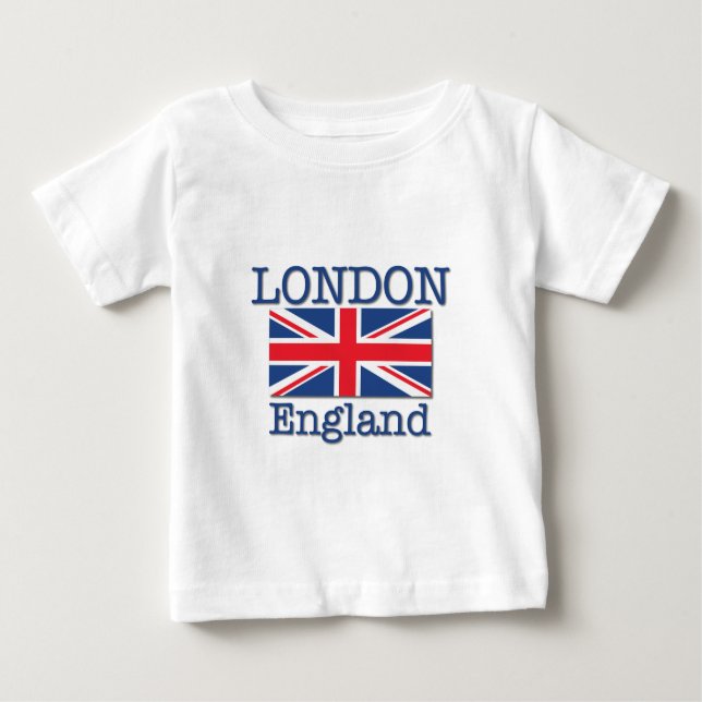 London und Union Jack Baby T-shirt (Vorderseite)